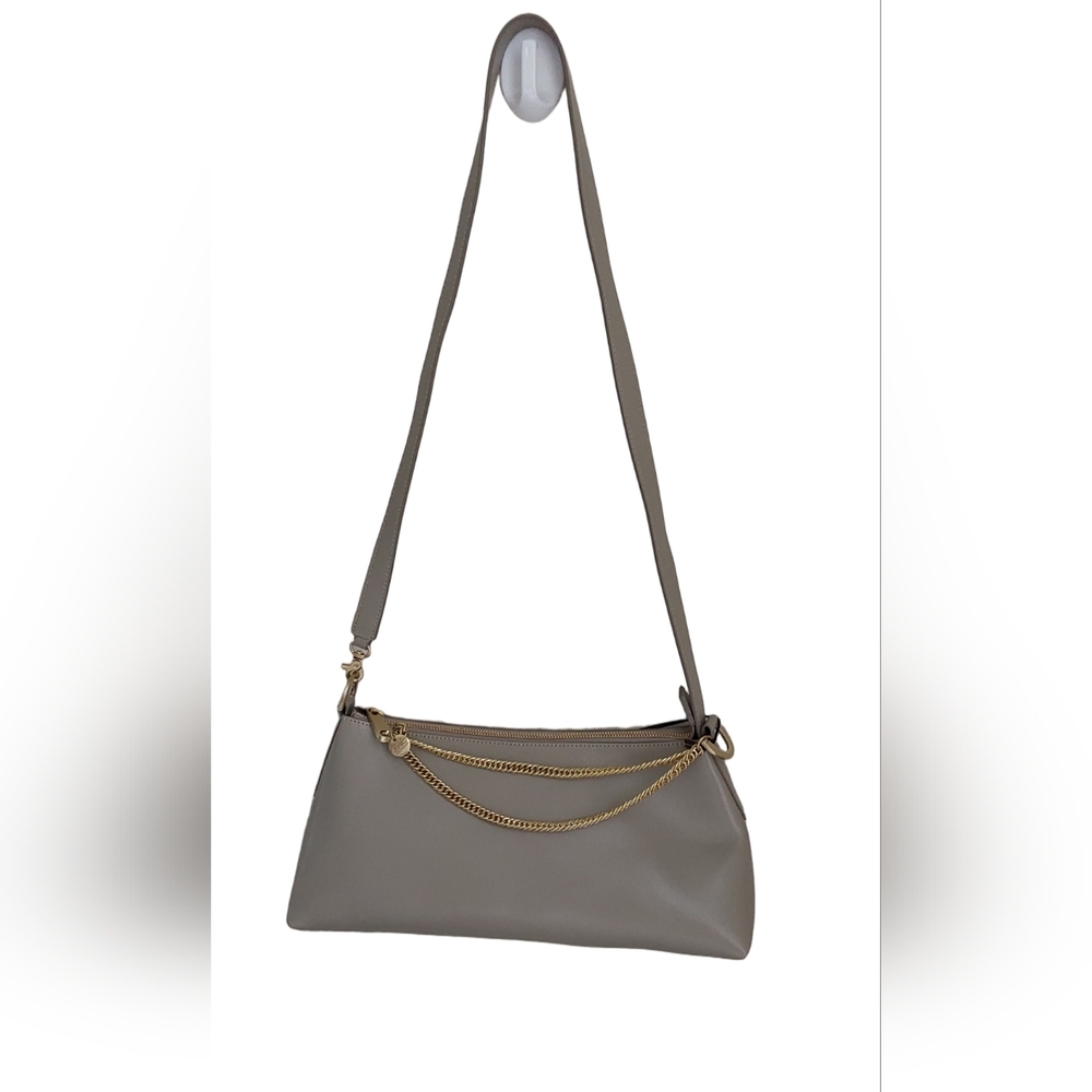 ZAC POSEN EARTHA MINI ZIP TOP SHOULDER BAG‎ IN SMOKE EMBER - Picture 5 of 7